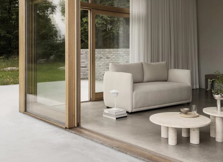 Stolik kawowy Volos L Ø75 cm, Travertine Blomus