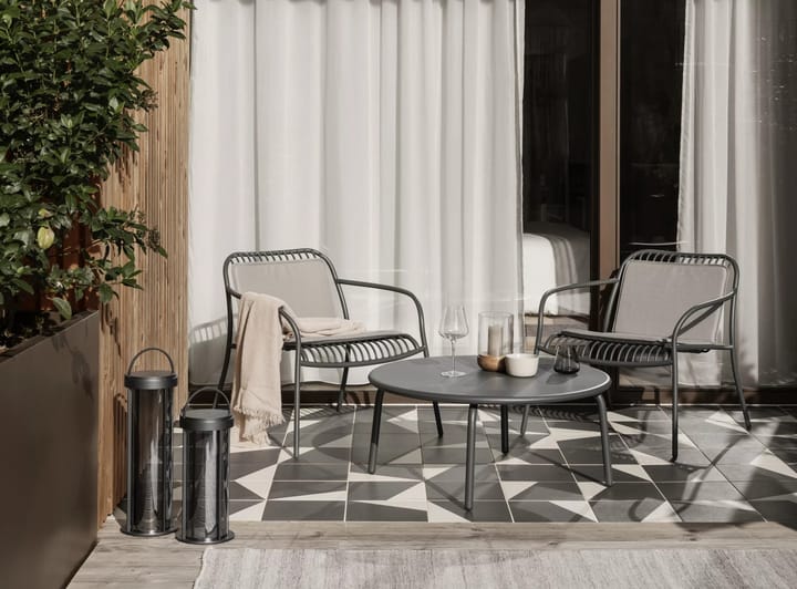 Stolik YUA Lounge Ø80 cm, Silk grey Blomus