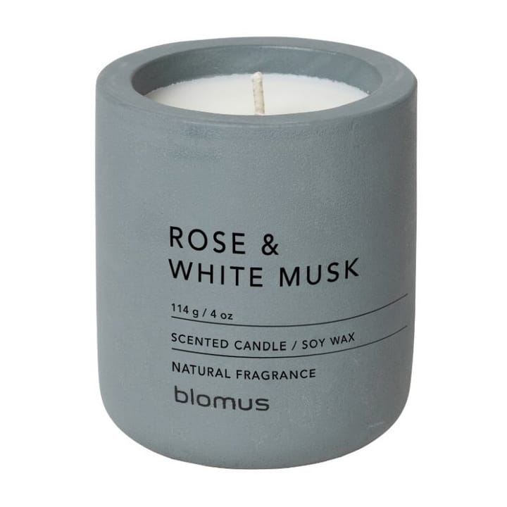 Świeca zapachowa Fraga 24 godz. - Rose & White Musk-Flintstone - Blomus