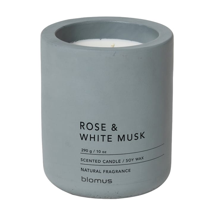 Świeca zapachowa Fraga 55 godz. - Rose & White Musk-Flintstone - blomus