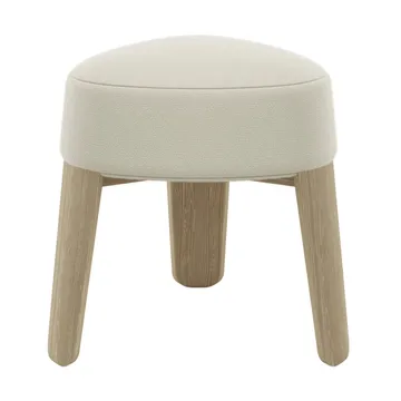 Taboret Kuon Ø47x45 cm - Boucla beige - blomus