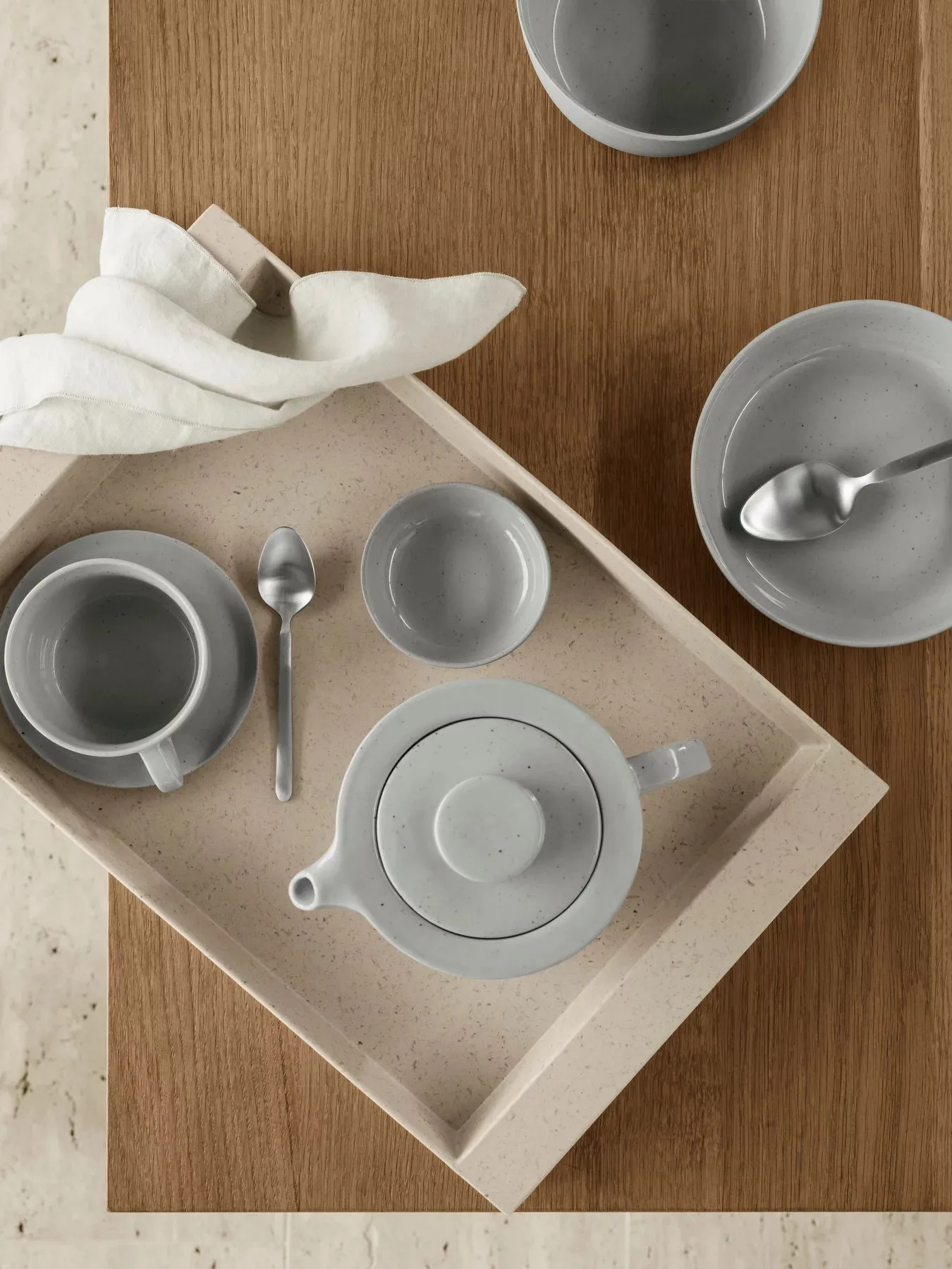 Taca dekoracyjna Kankyo 30x46 cm, Moonbeam blomus