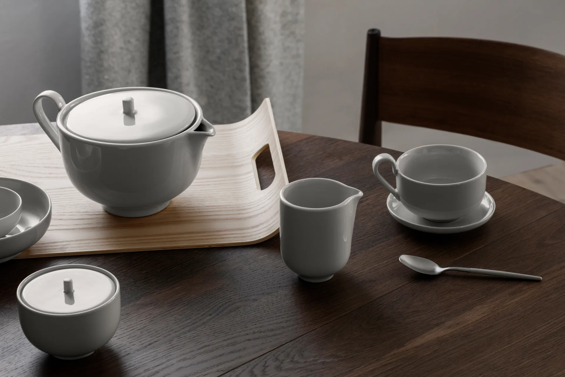 Taca Wilo 31x43 cm, Drewno wierzbowe blomus