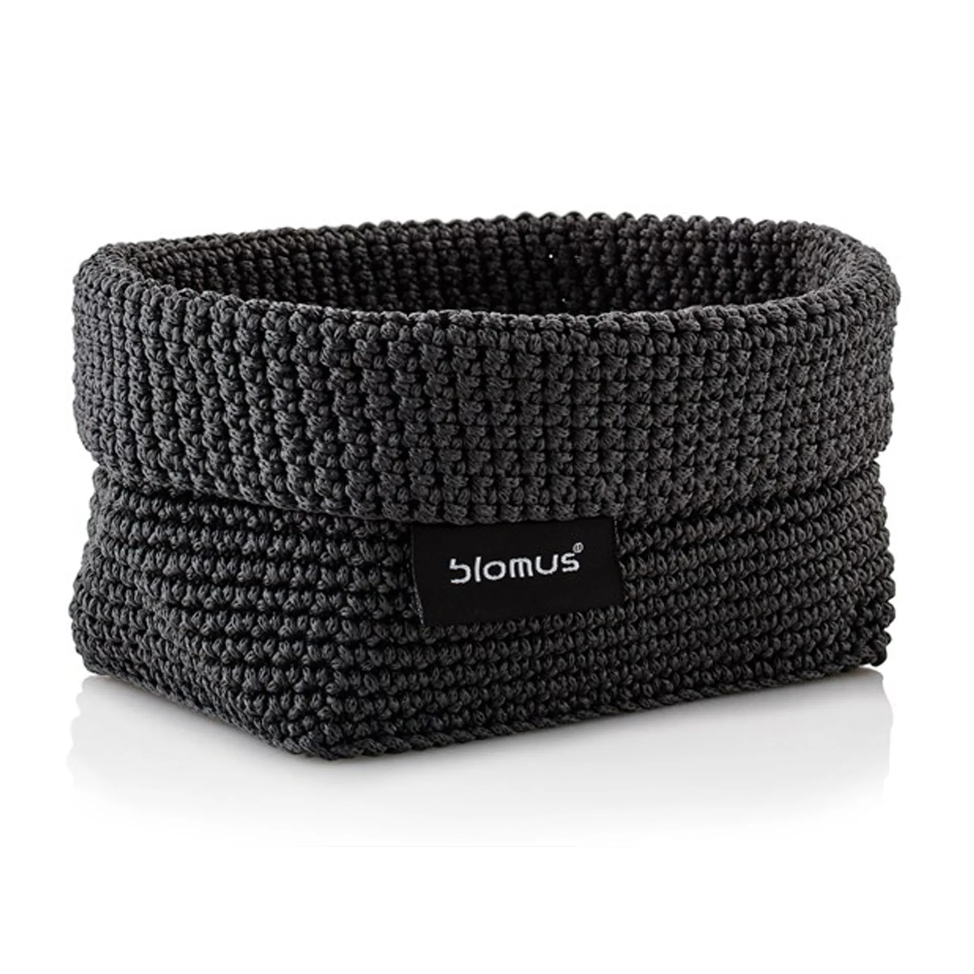 Tela kosz tekstylny M 10x15 cm, Antracyt blomus