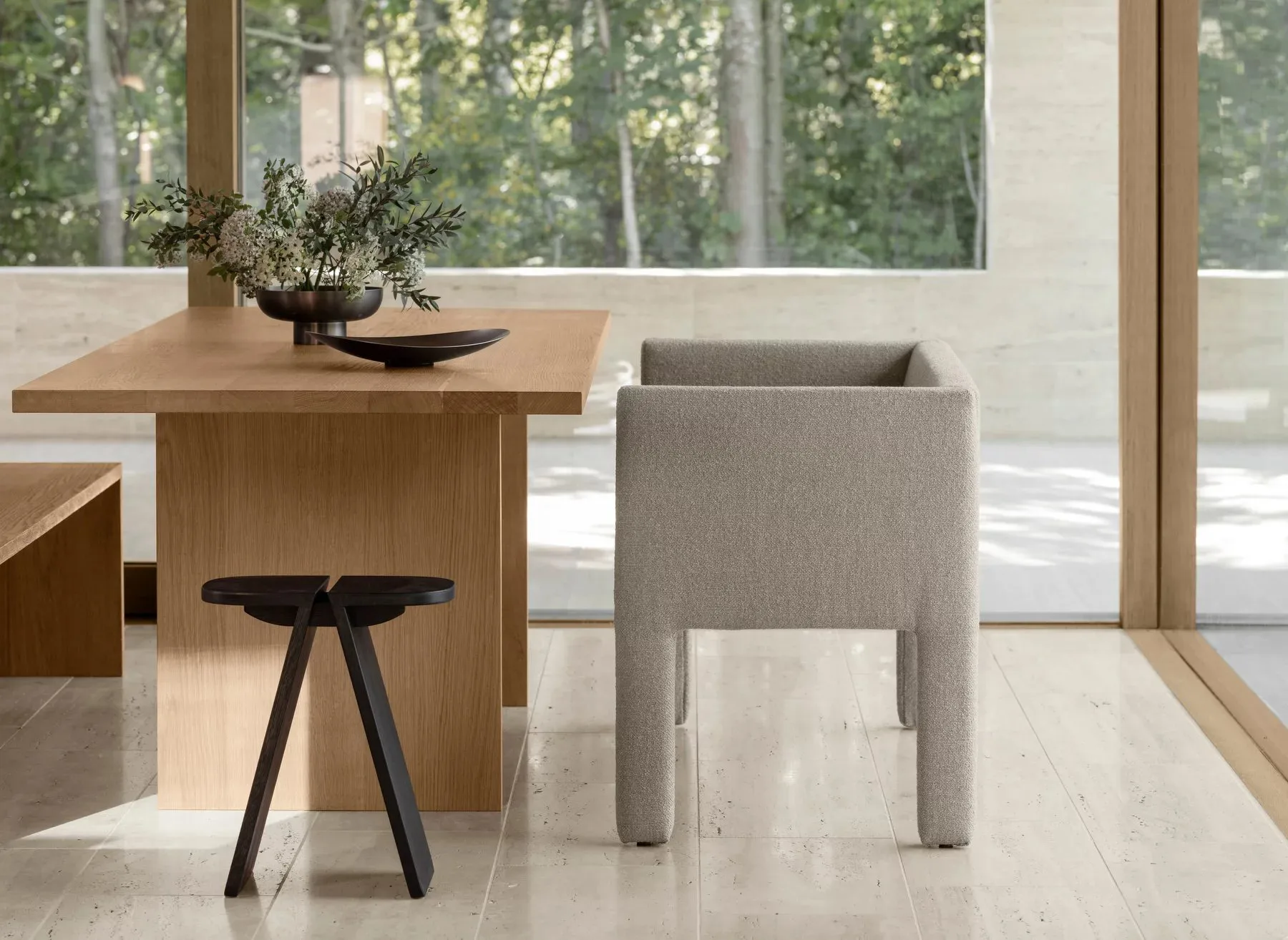 Wazon MIYABI M Ø23 cm, Burned metal blomus