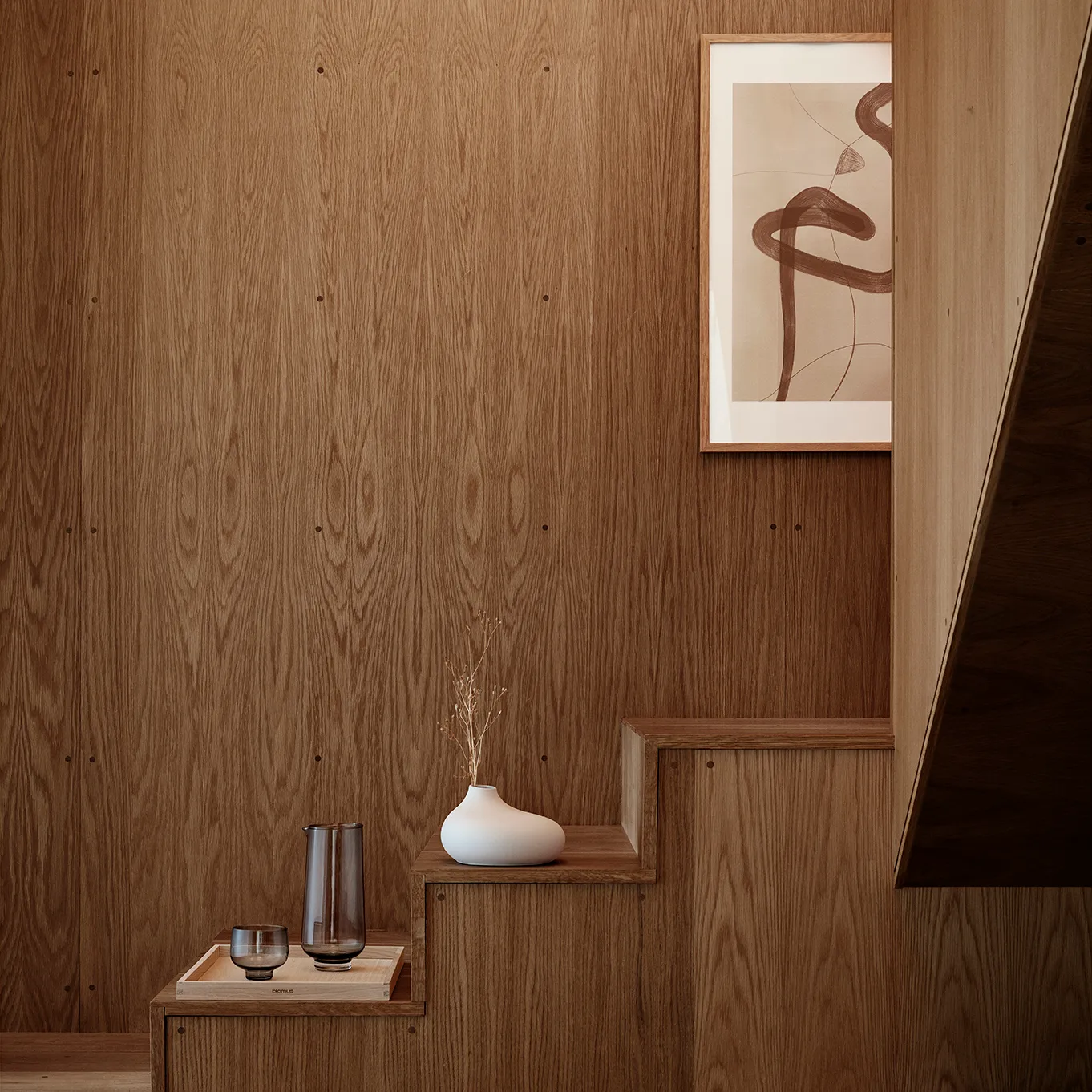 Wazon Nona 3 szt., Pewter-micro chip-bark blomus