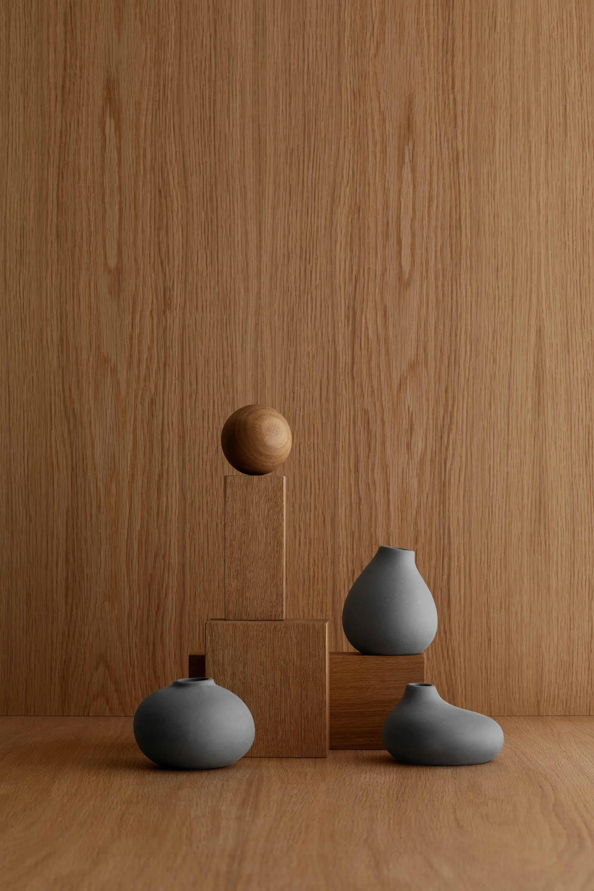 Wazon Nona 3 szt., Pewter blomus