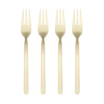 Widelec deserowy STELLA champagne 4-pak - 15,5 cm - blomus