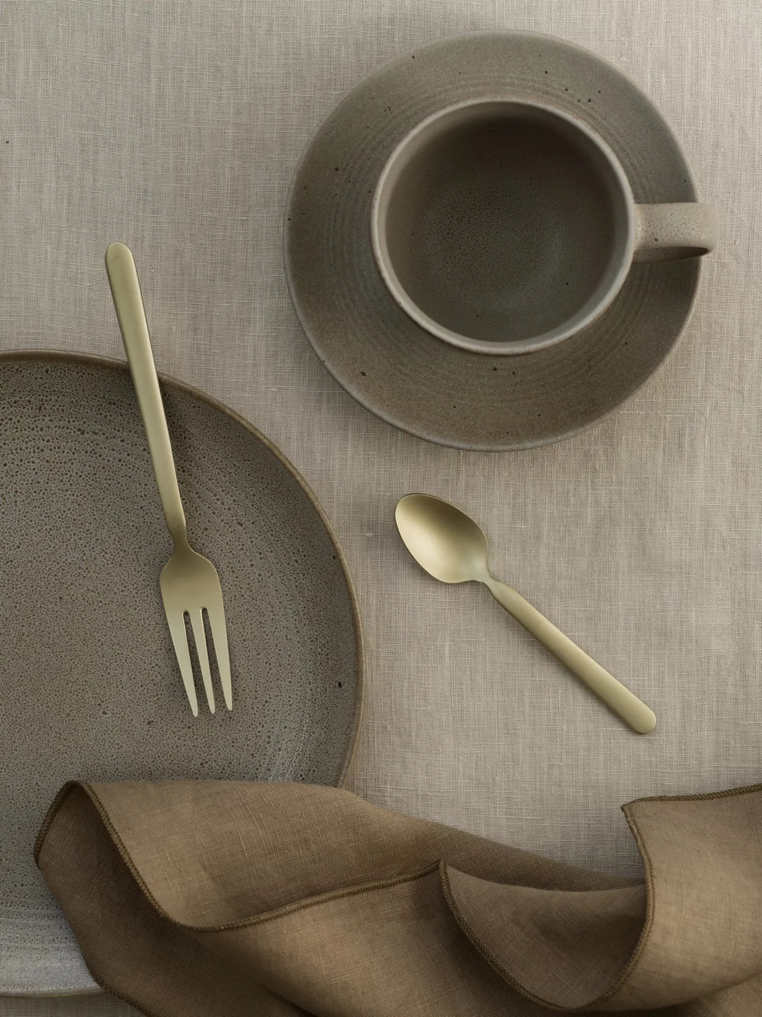 Widelec deserowy STELLA champagne 4-pak, 15,5 cm blomus