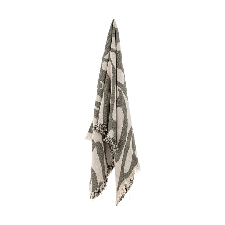 Alk bawełniany pled 130x160 cm, Bezowy-Zielony Bloomingville