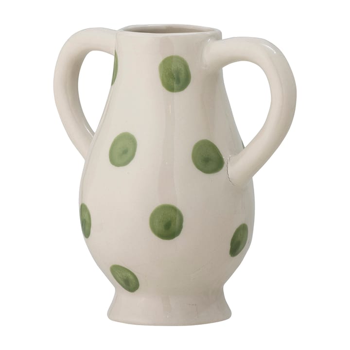 Asrin wazon 15 cm - Biały-zielony - Bloomingville