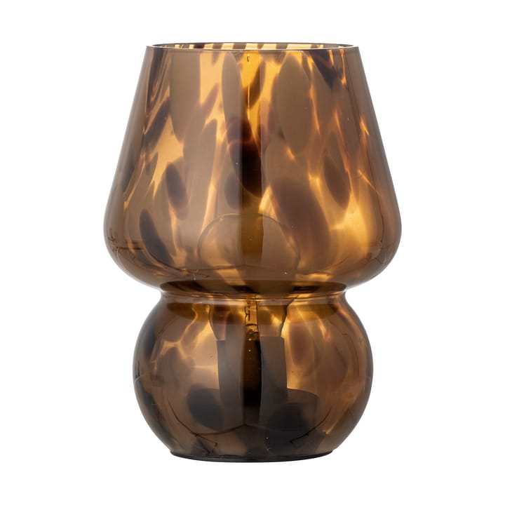 Barbette przenośna lampa stołowa, brązowy szkło Bloomingville