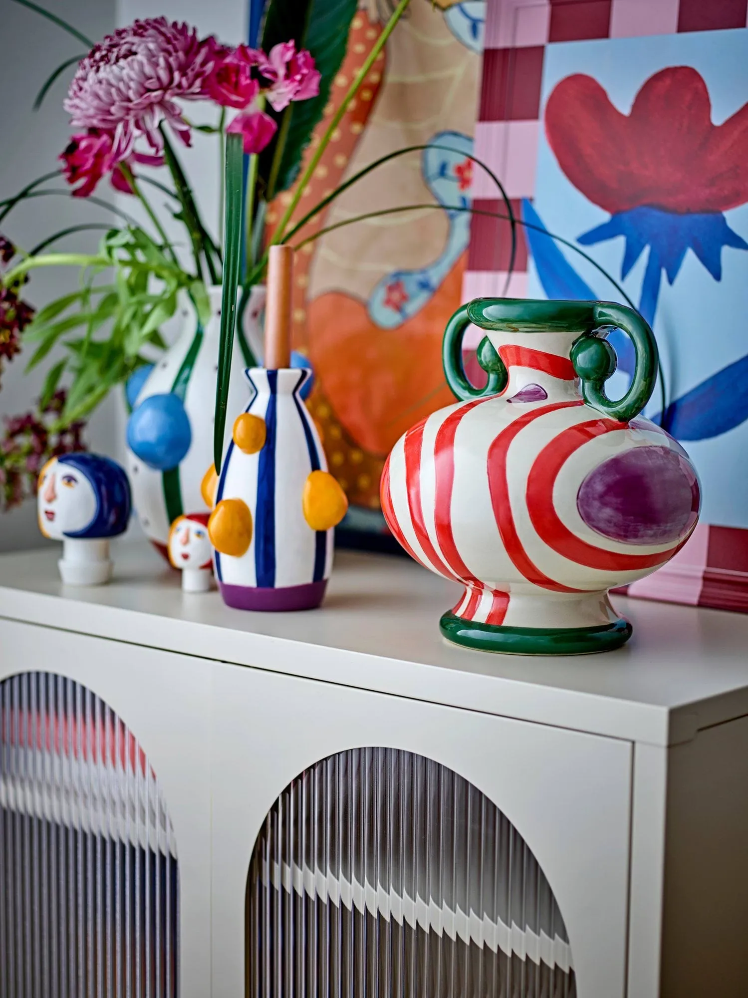 Betiva wazon, Multi Stoneware Bloomingville