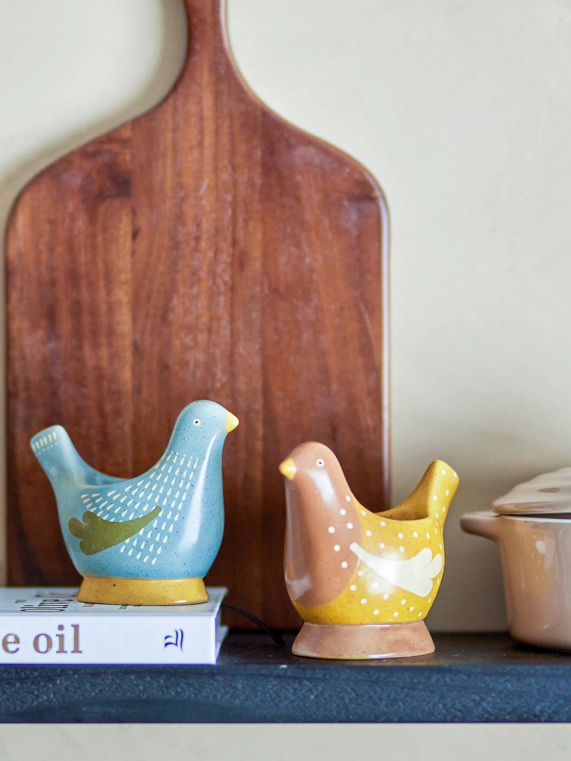 Birdy kubeczek na jajko 2-pak, Blue-yellow Bloomingville