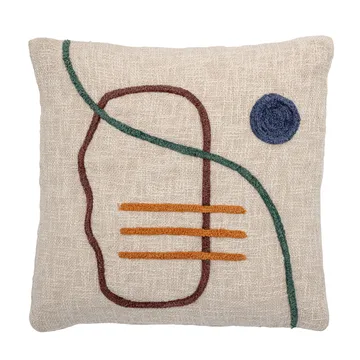 Bloomingville haft na poduszkę 45x45 cm - Naturalny - Bloomingville