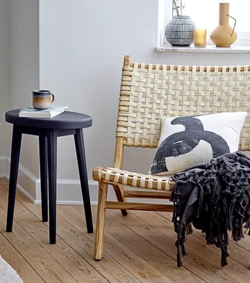 Bloomingville metalowy wazon z uchwytem 21 cm - Żółty - Bloomingville