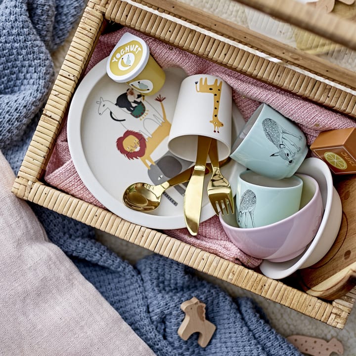Bloomingville Mini sztućce dla dzieci 3 szt., Złoty Bloomingville
