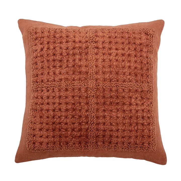 Bloomingville poduszka z tkanym wzorem 45x45 cm, Czerwony Bloomingville