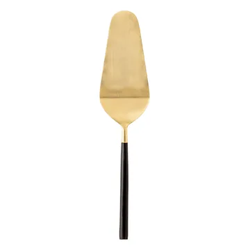 Bloomingville serwer do ciasta 28 cm - Czarno-złoty - Bloomingville