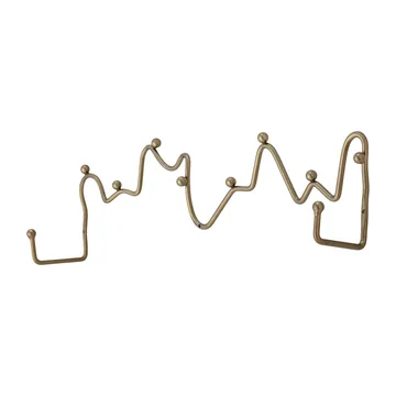 Blu wieszak - Mosiądz - Bloomingville