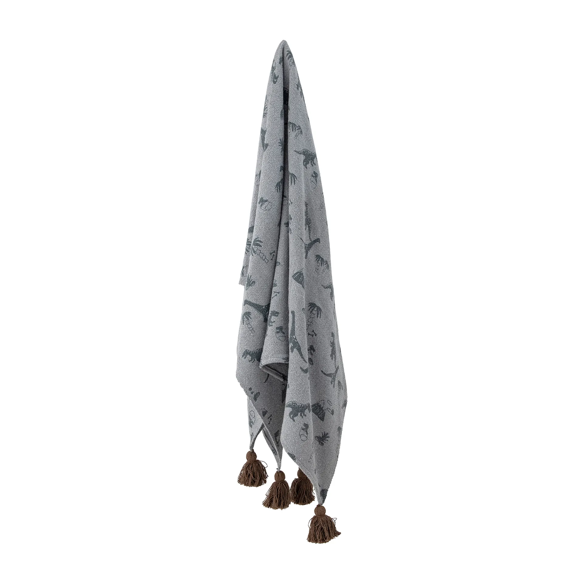 Bongo pled 130x160 cm, Niebieski Bloomingville