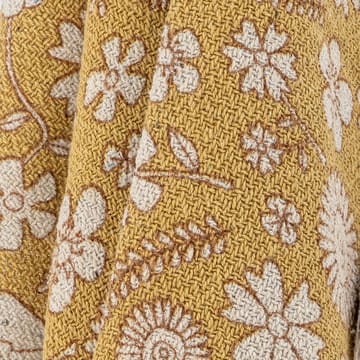 Camille bawełniany koc 80x100 cm - Żółty - Bloomingville