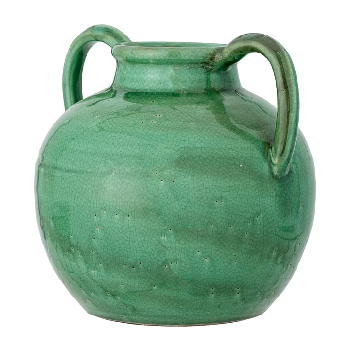 Cham Deco wazon 25,5 cm - Zielona terakota - Bloomingville