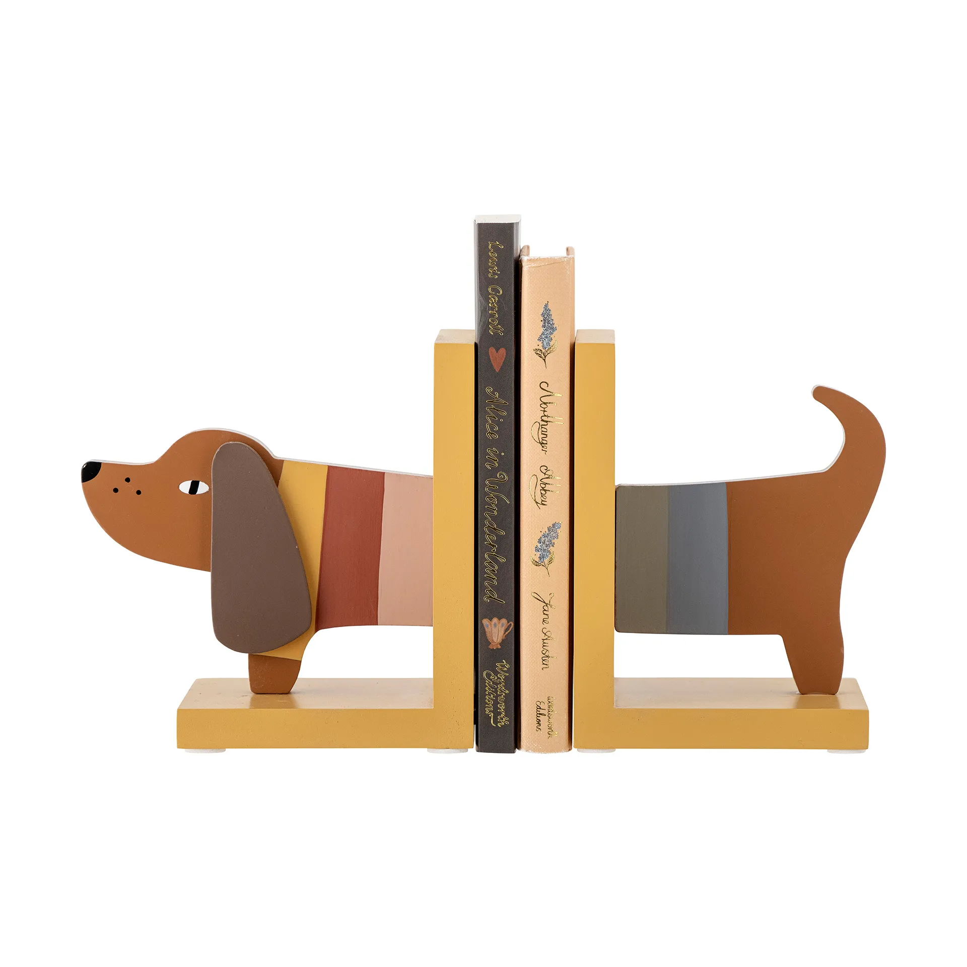 Charlie podpórka do książek 2 Części, Żółty Bloomingville