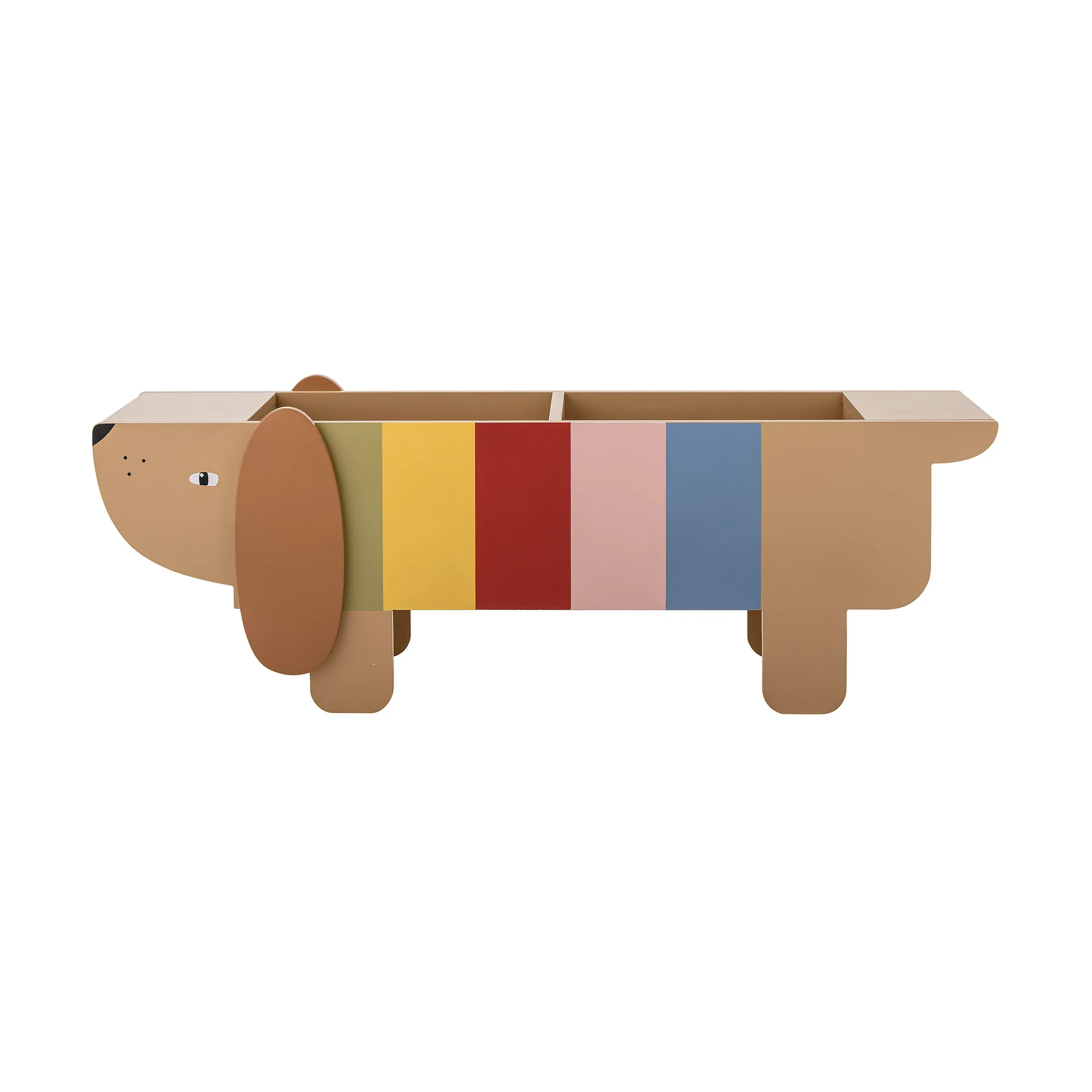 Charlie półka na książki, Brown-multi Bloomingville