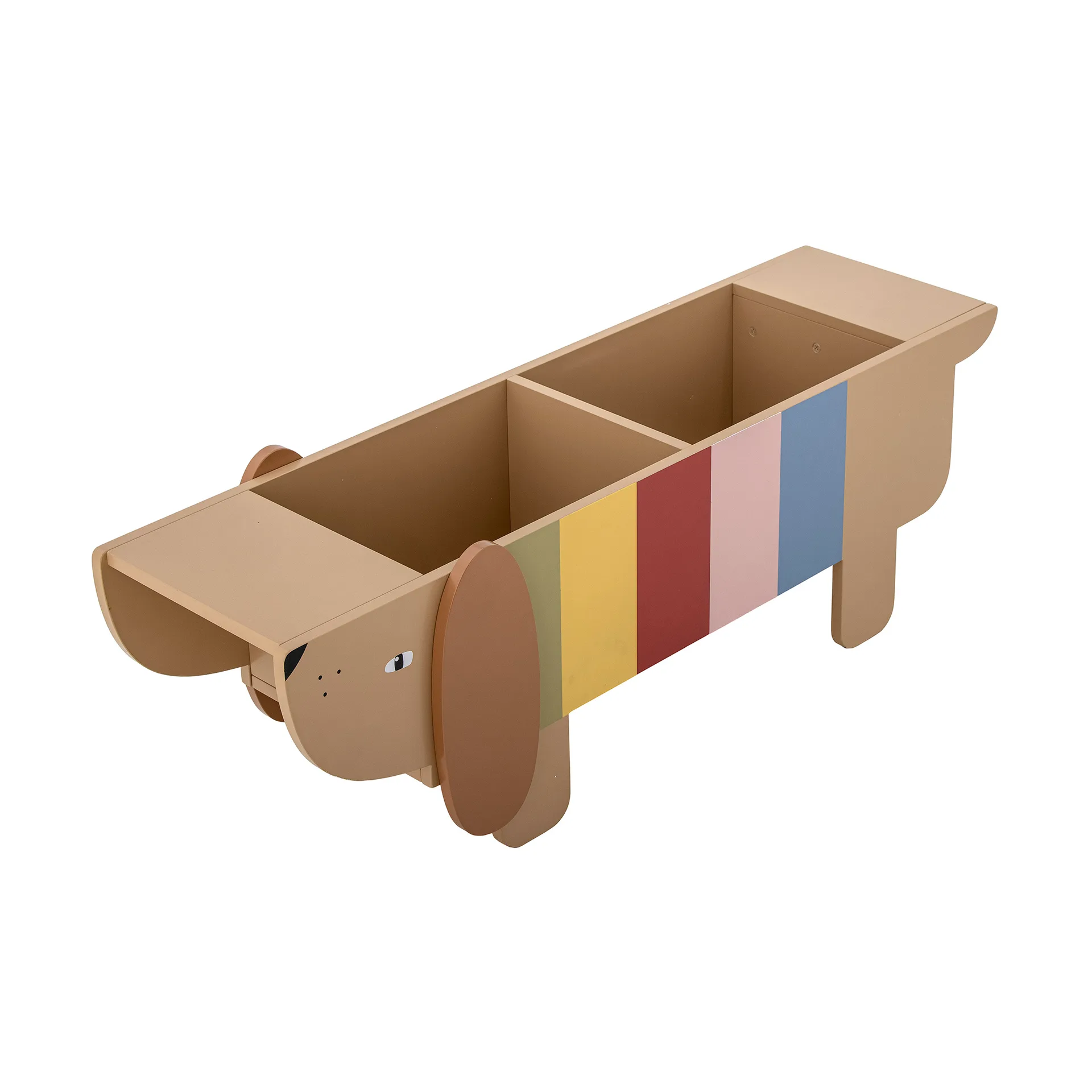 Charlie półka na książki, Brown-multi Bloomingville