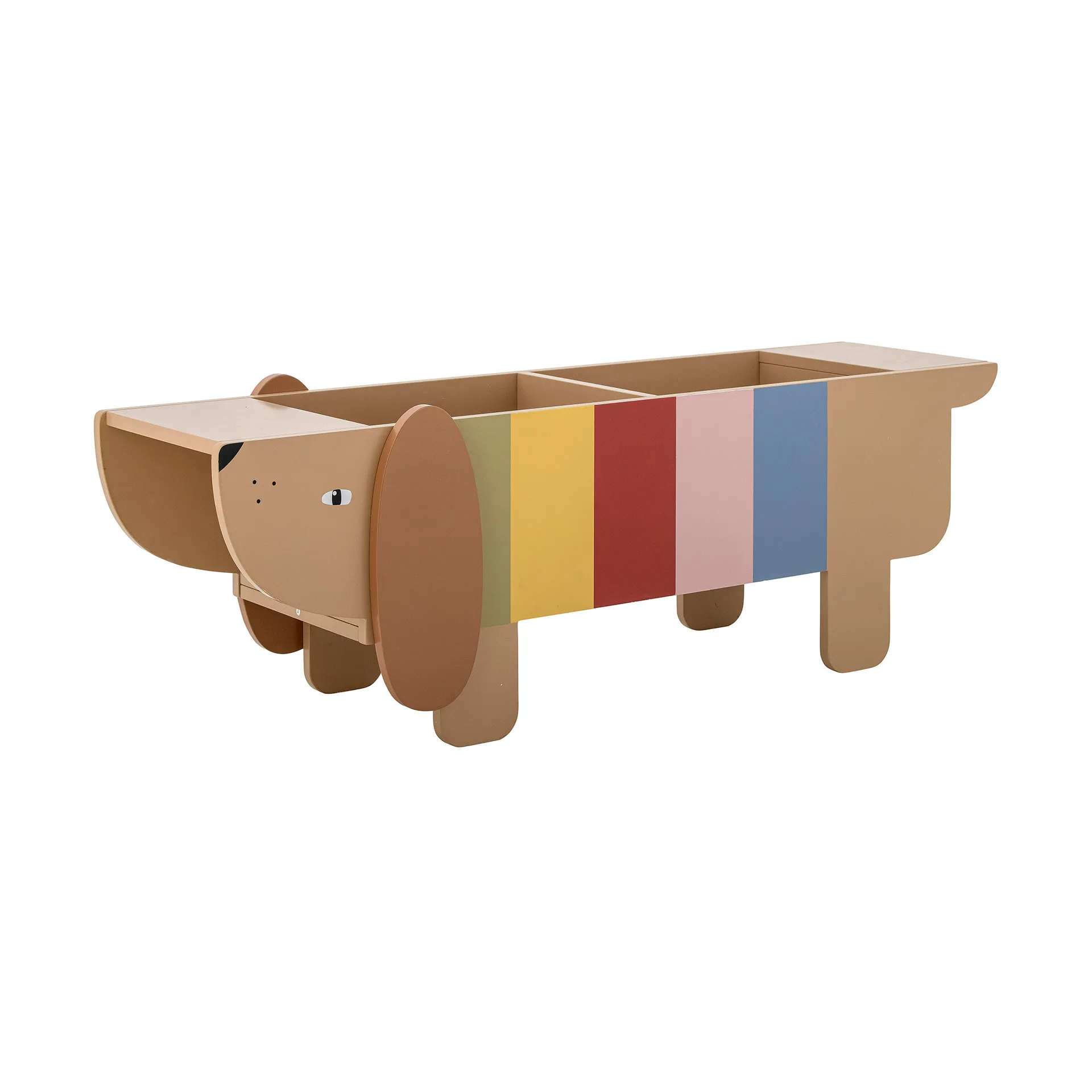 Charlie półka na książki, Brown-multi Bloomingville