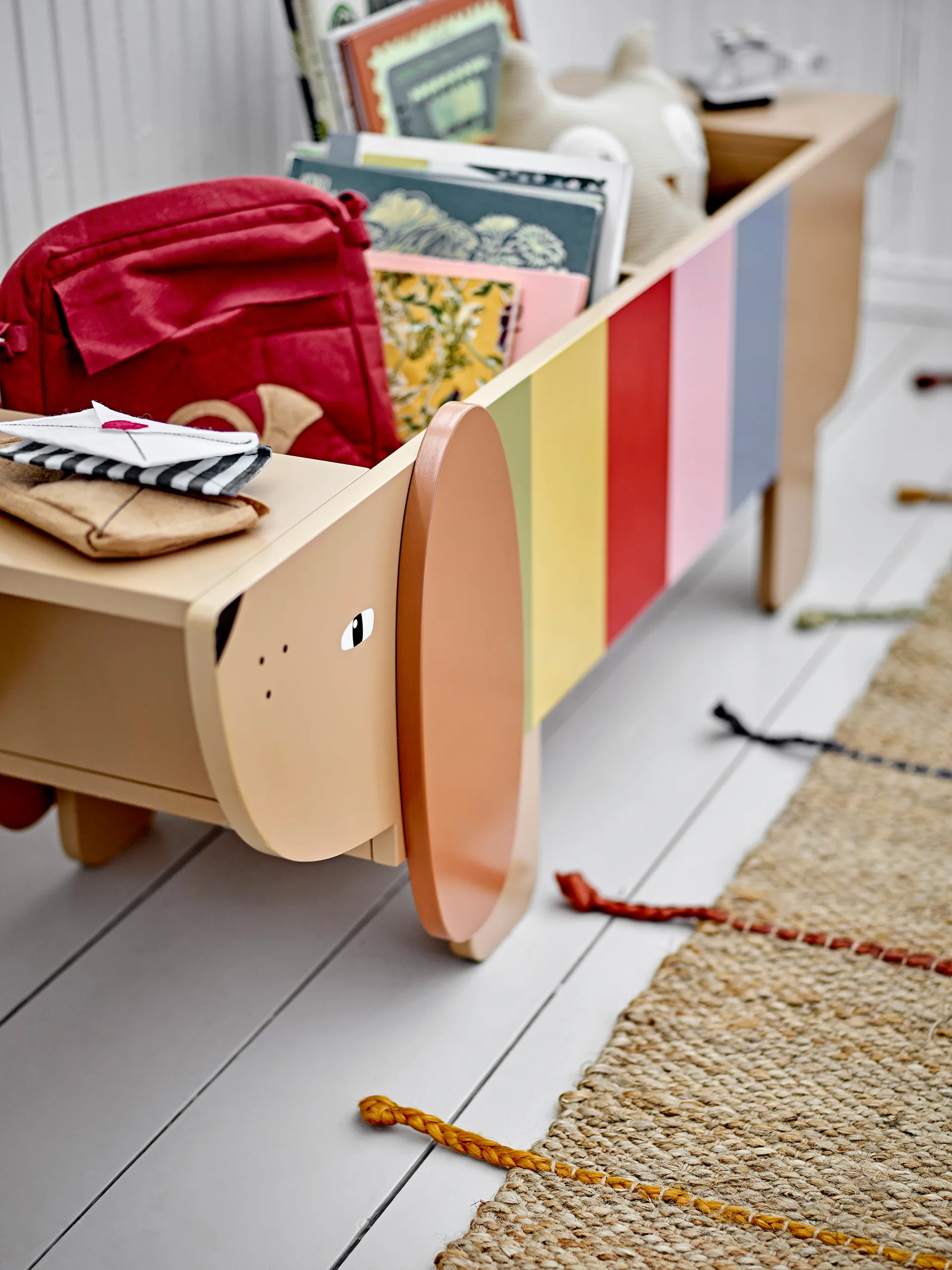 Charlie półka na książki, Brown-multi Bloomingville