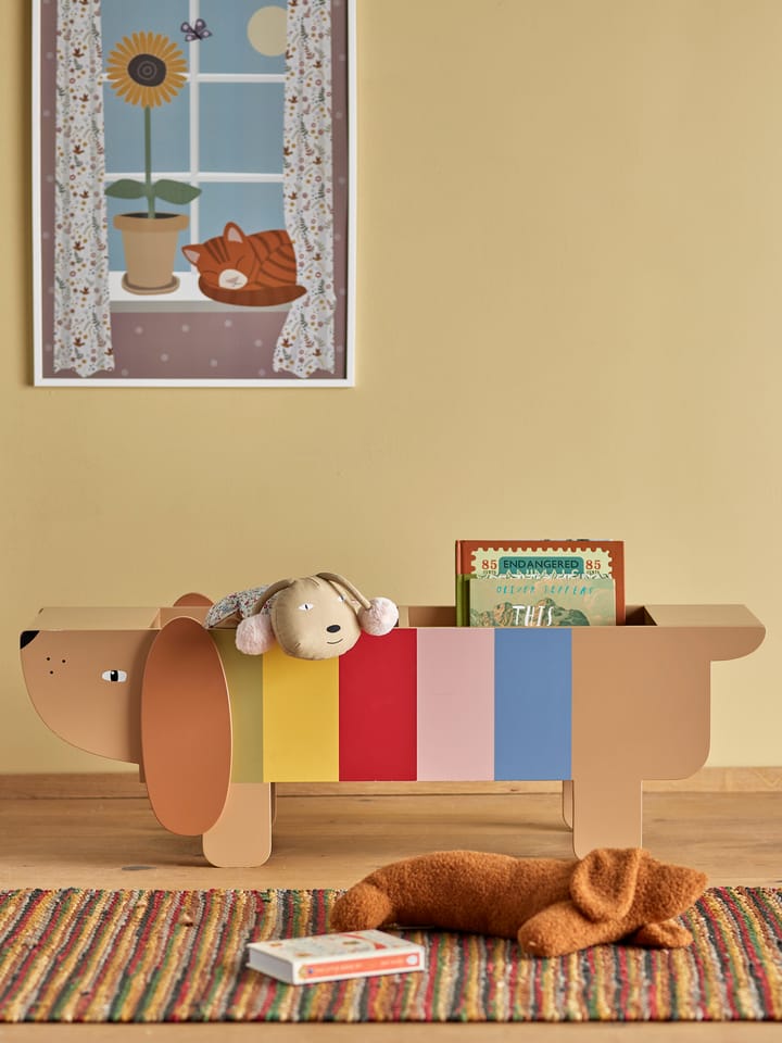 Charlie półka na książki, Brown-multi Bloomingville