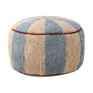 Charoline puf Ø44 cm - Niebiesko-biało-czerwony - Bloomingville