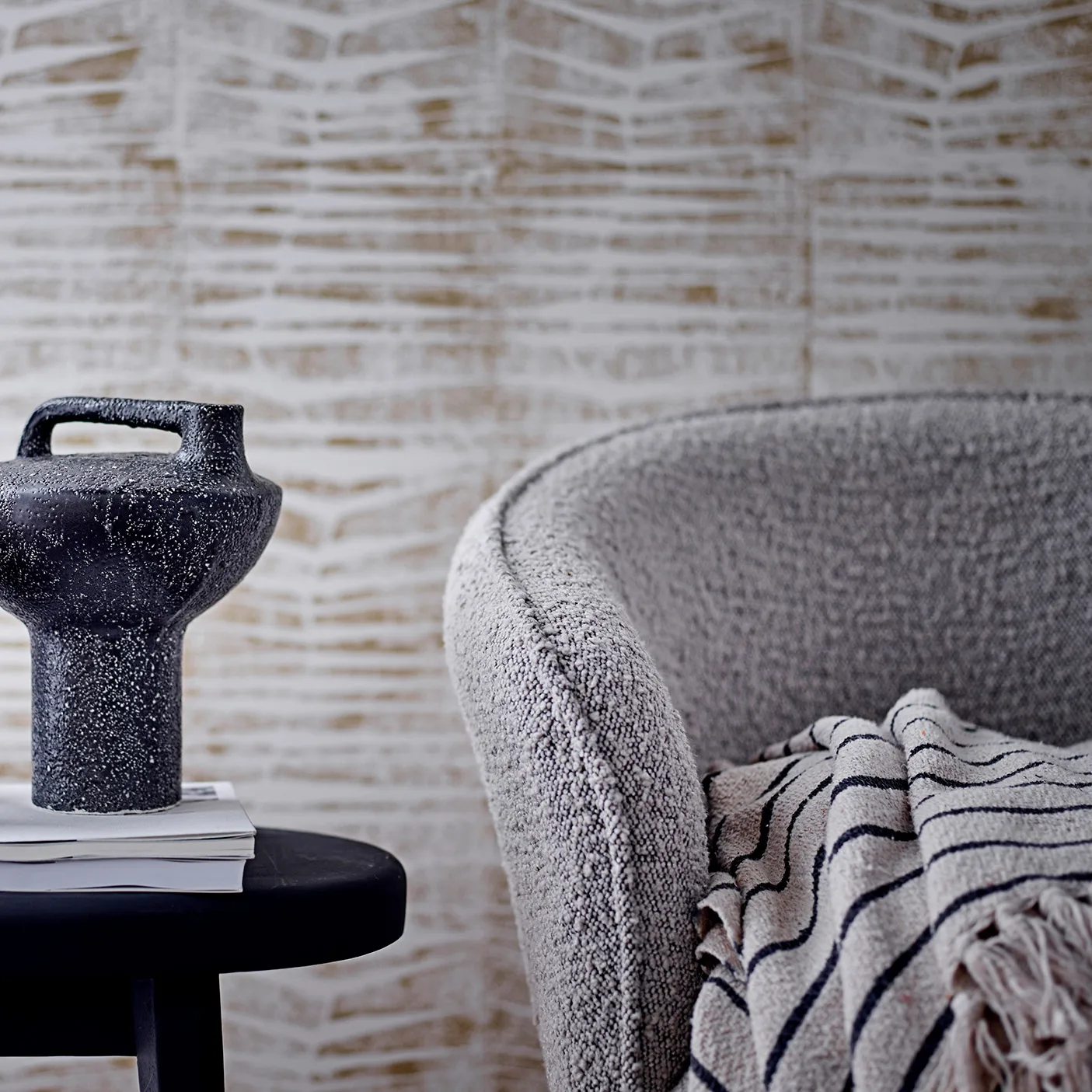 Cortone krzesło, szary Bloomingville