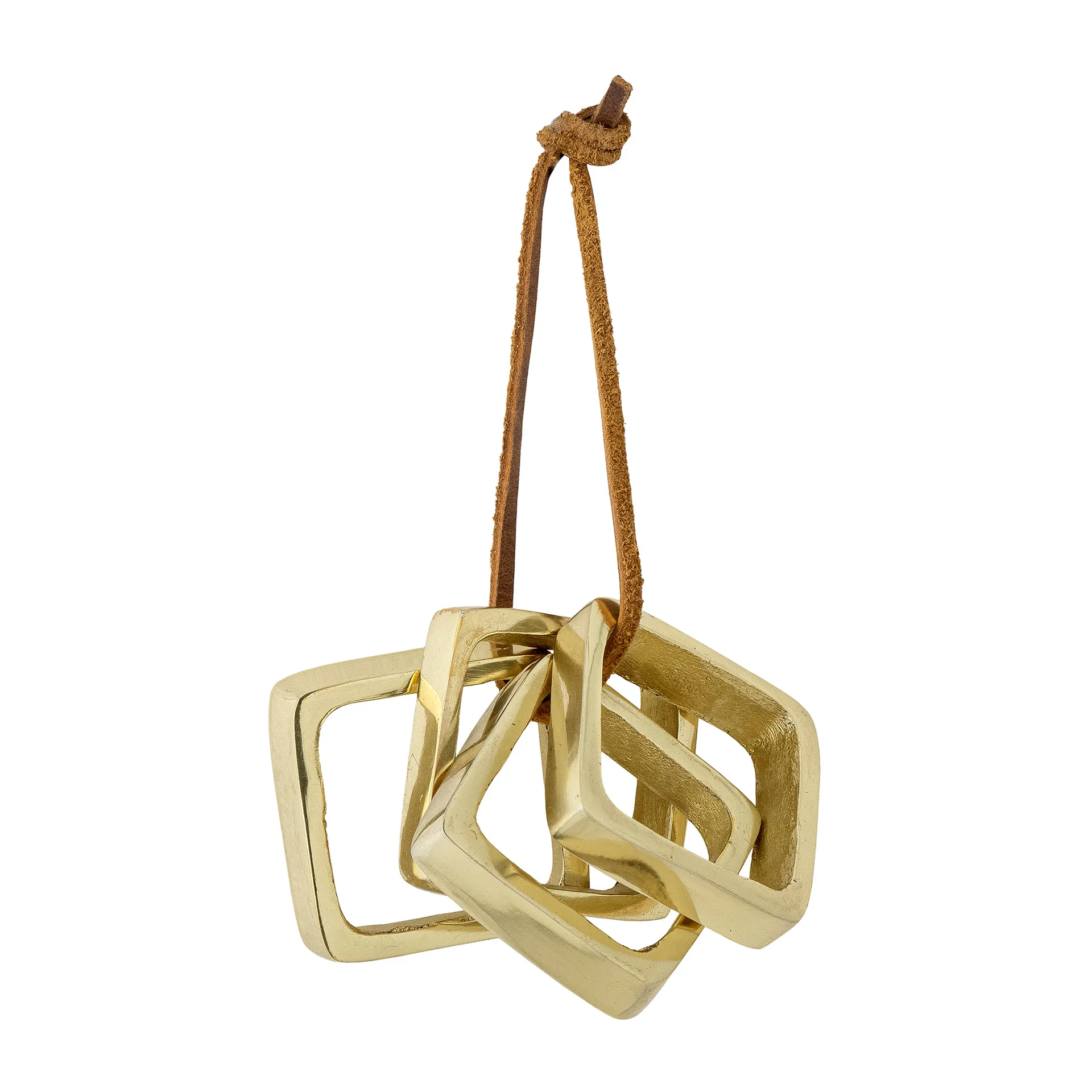 Cybelle obrączki na serwetki 4,5x4,5 cm 4-pak, Złoto Bloomingville