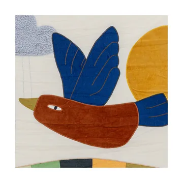 Dekoracja ścienna z bawełny Colorine 101x101 cm - Naturalny - Bloomingville