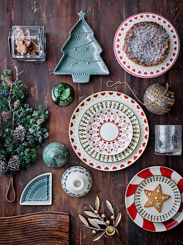 Dekoracyjne choinki Yule 2 części, Beżowo-zielony Bloomingville