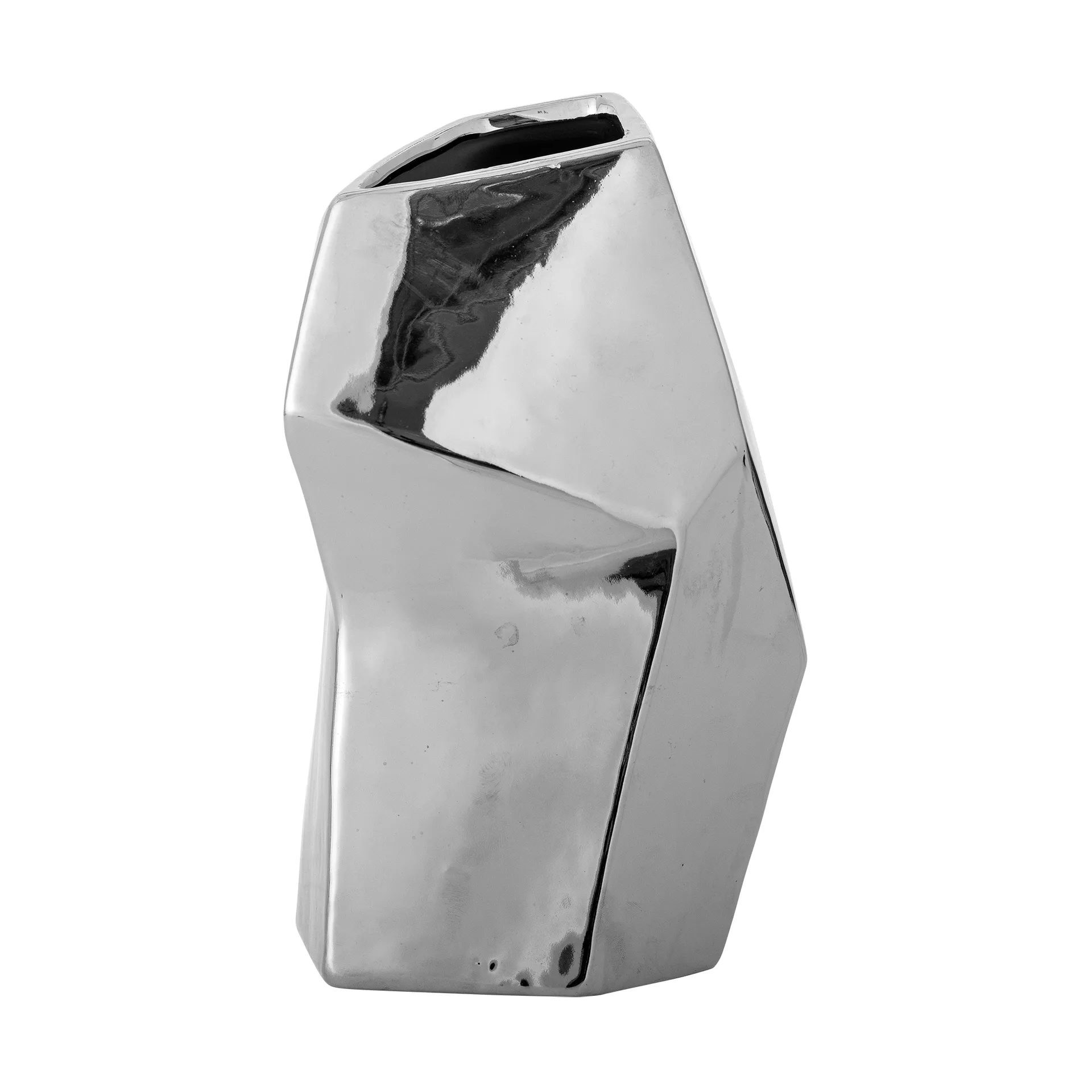 Dimona wazon, Srebrny, 15x23 cm Bloomingville