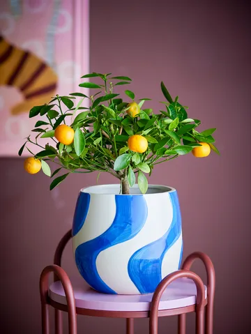 Doniczka Romy Ø20,5 cm - Niebieski - Bloomingville