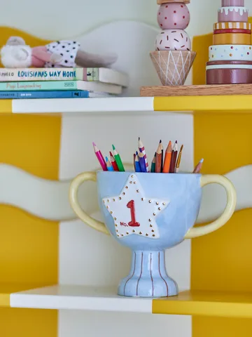 Doniczka Trophy 23x16 cm - Niebieski - Bloomingville