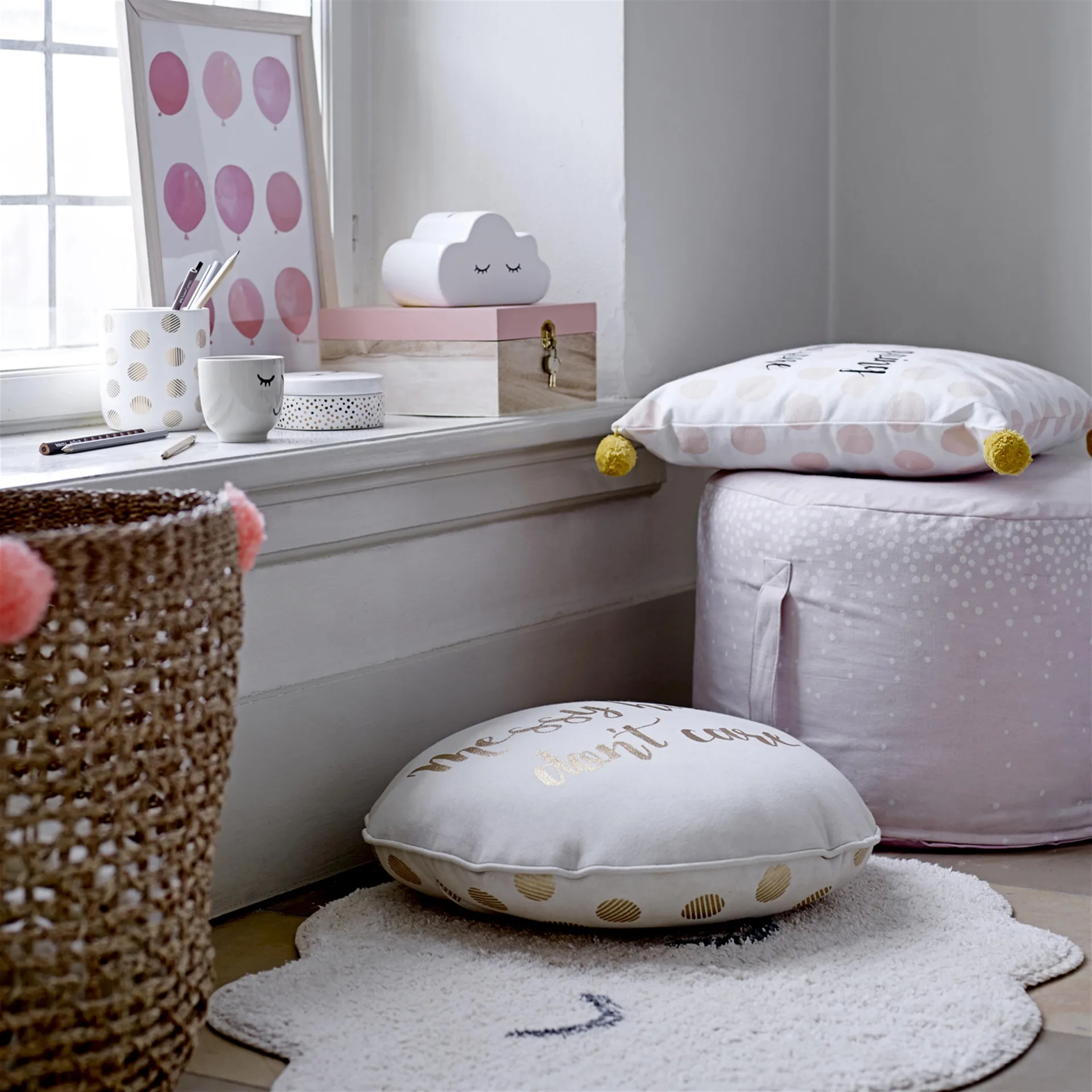 Dywan dla dziecka Cloud , natura Bloomingville