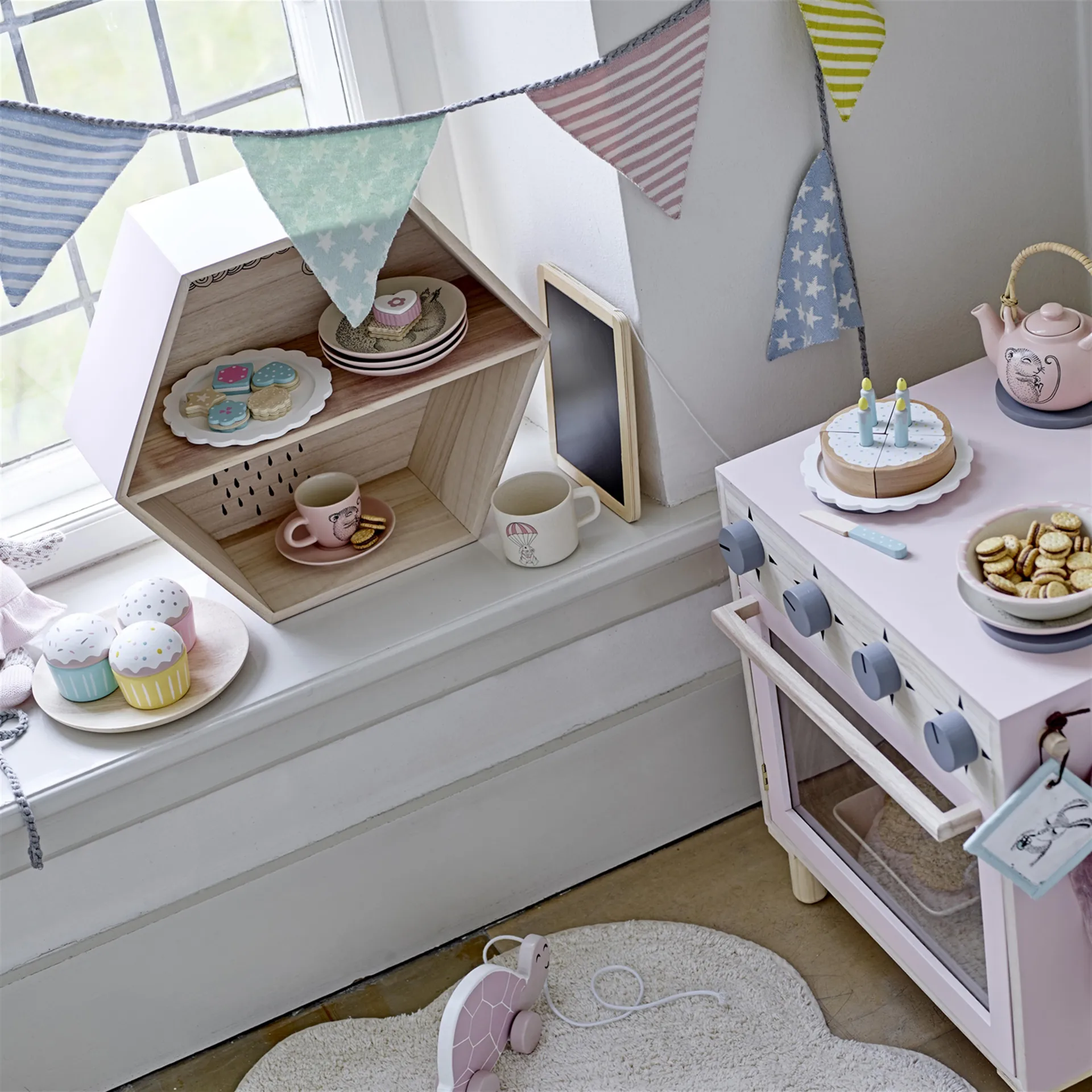 Dywan dla dziecka Cloud , natura Bloomingville