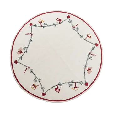 Dywanik pod choinkę Yule Ø110 cm - Czerwony - Bloomingville