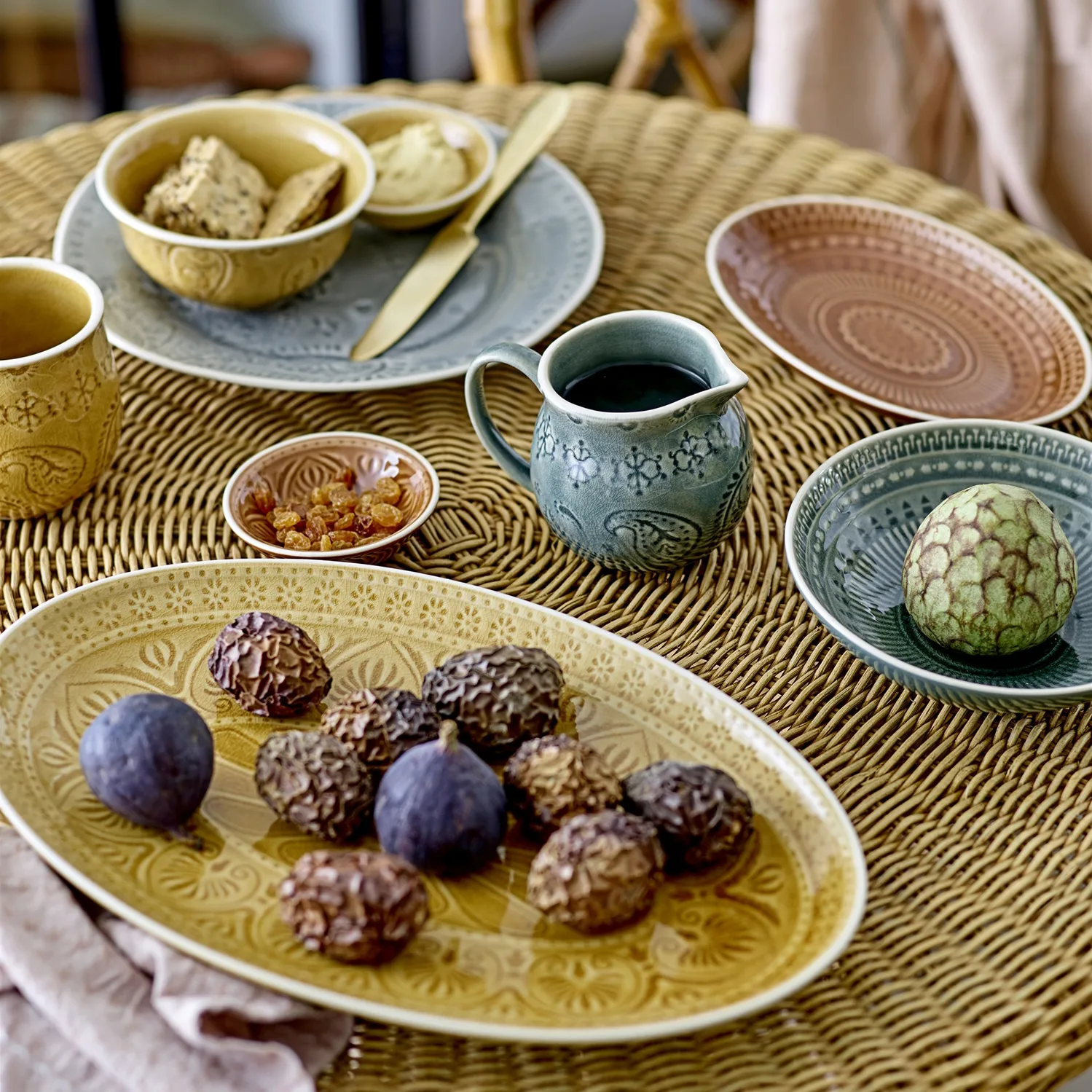 Dzbanek do mleka Rani 40 cl, Zielony Bloomingville