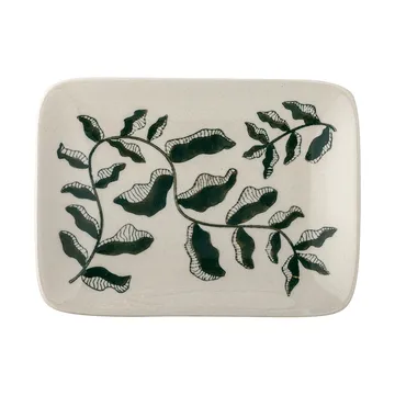 Fauni talerzyk dessertowy - Zielony, 15x11,5 cm - Bloomingville