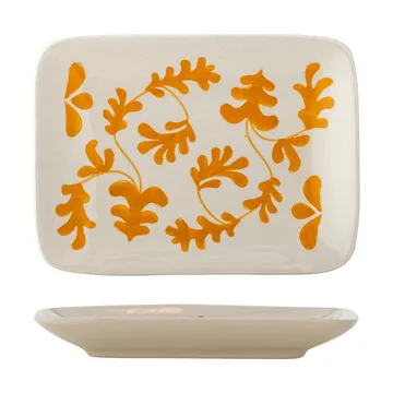 Fauni talerzyk dessertowy - Żółty, 15x11,5 cm - Bloomingville