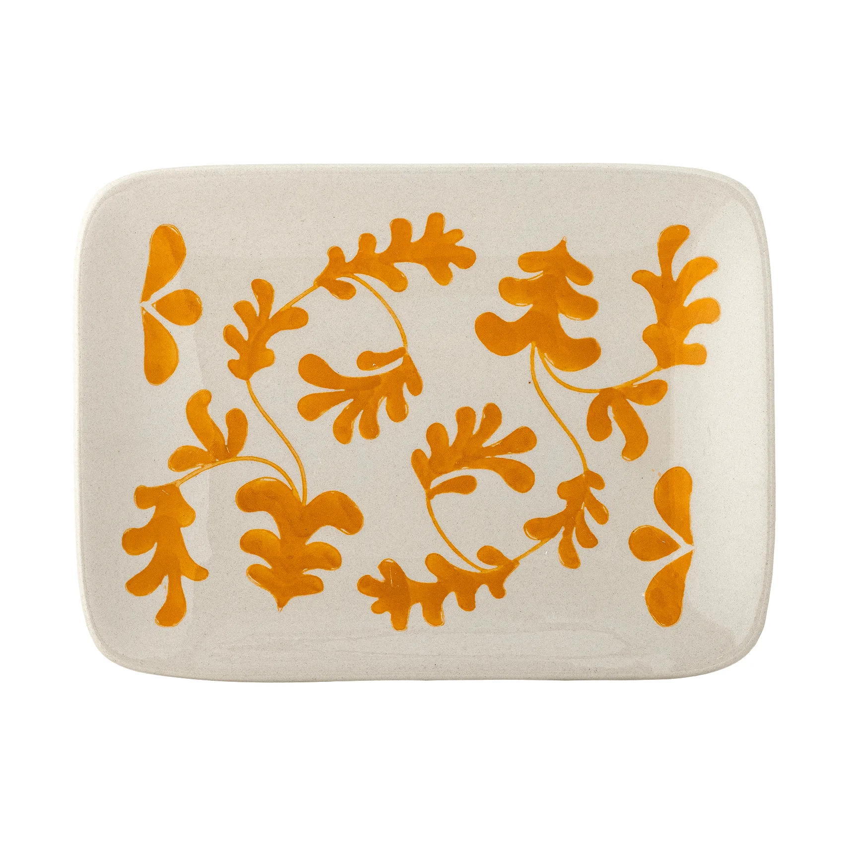 Fauni talerzyk dessertowy, Żółty, 15x11,5 cm Bloomingville
