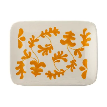 Fauni talerzyk dessertowy - Żółty, 15x11,5 cm - Bloomingville