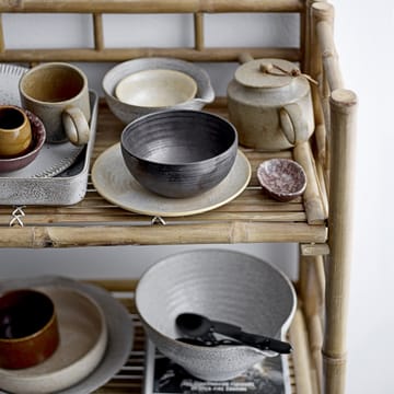 Filiżanka do espresso Thea z kamionki - Brązowy - Bloomingville